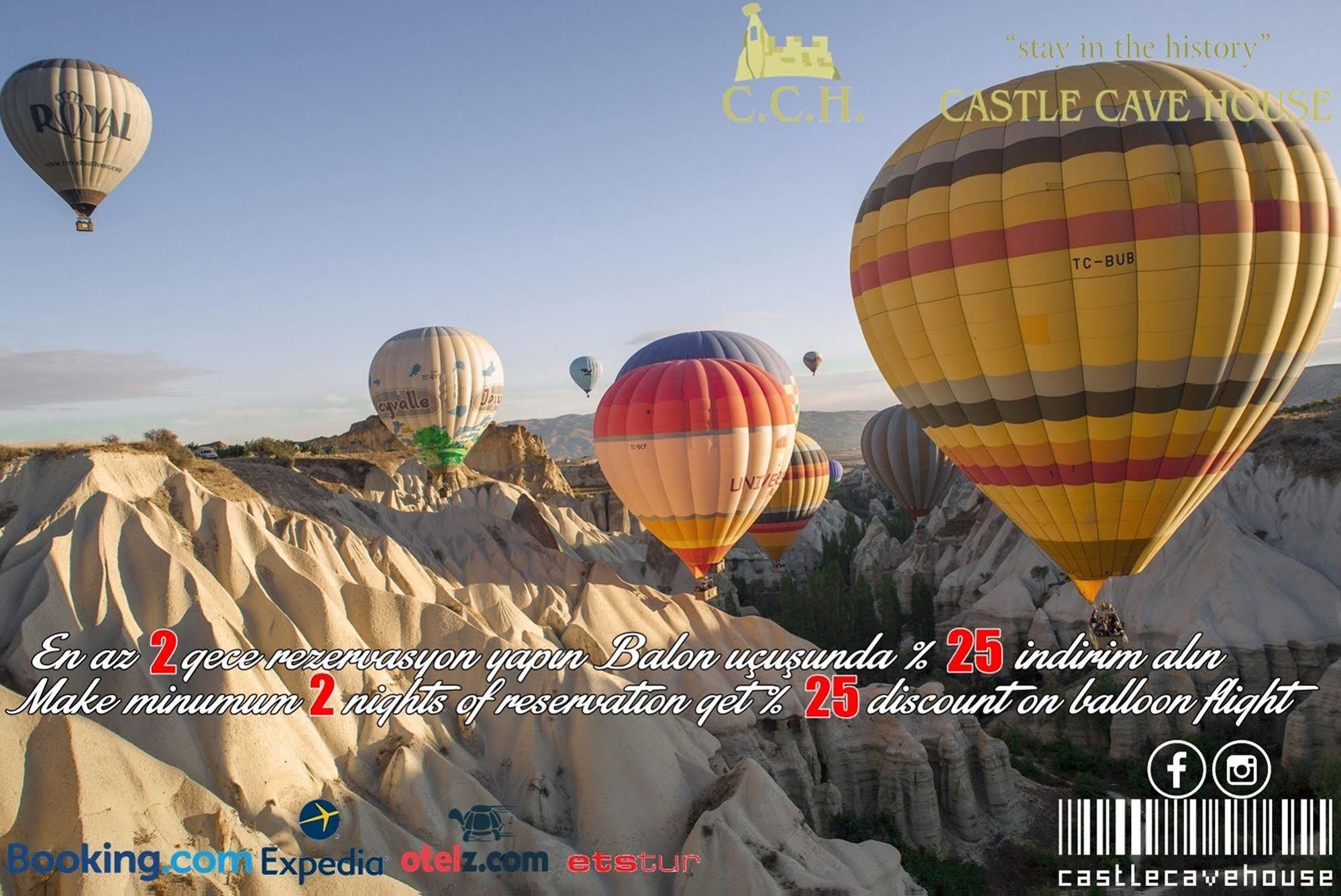 Castle Cave Hotel เกอเรเม ภายนอก รูปภาพ